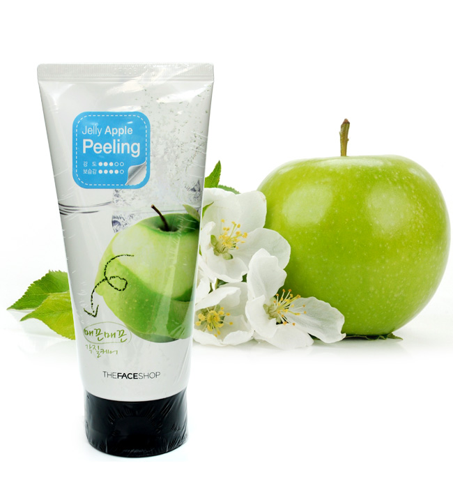 [The Face Shop] Kem massage tẩy tế bào chết Jelly Apple Peeling