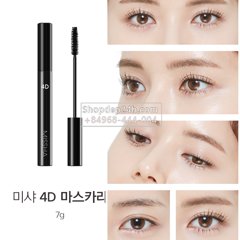[Missha] Chải mi mascara Missha 4D mẫu mới 2018