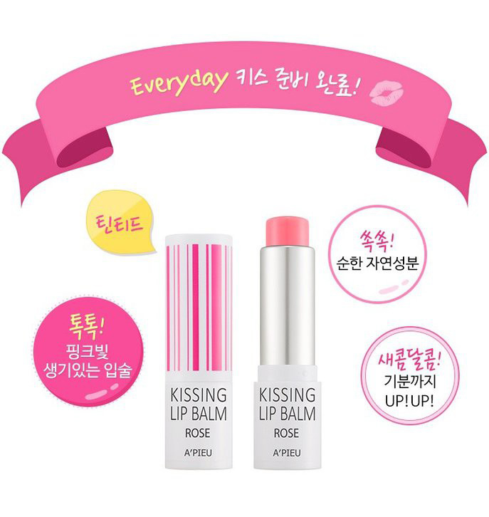[A'PIEU] Son dưỡng có màu Apieu everyday kissing lipbalm