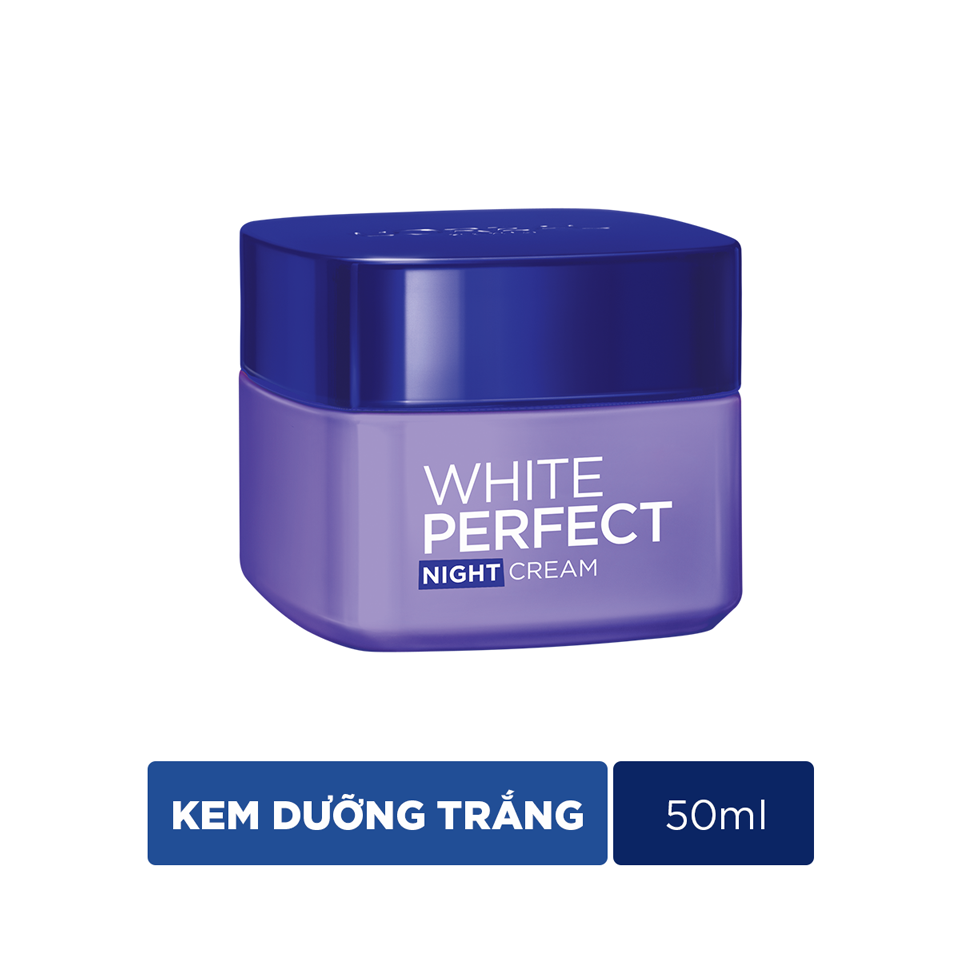Kem Dưỡng Trắng Da Ban Đêm L'Oreal White Perfect - 50ml