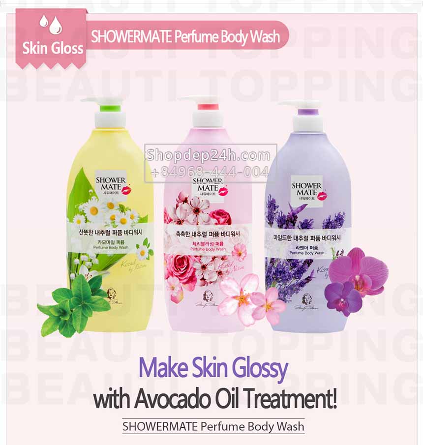 Tắm cao cấp Shower Matte hương hoa thơm ngát - Hàn Quốc 900g