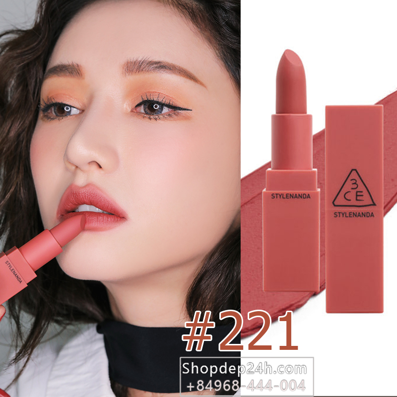 3CE MOOD RECIPE MATTE LIP COLOR 2017 #221
