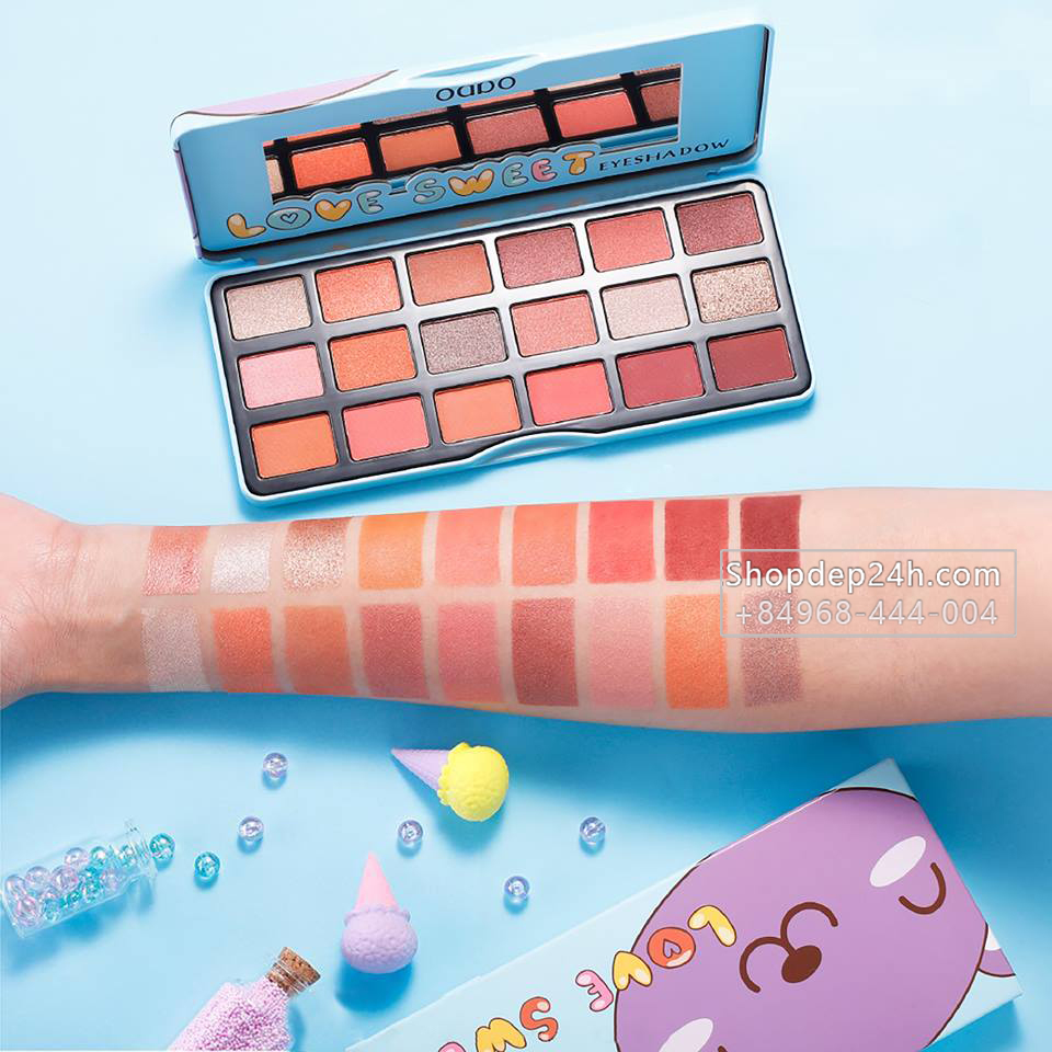 [Odbo] Set phấn mắt Odbo Thái Lan Love Sweet Odbo Od262