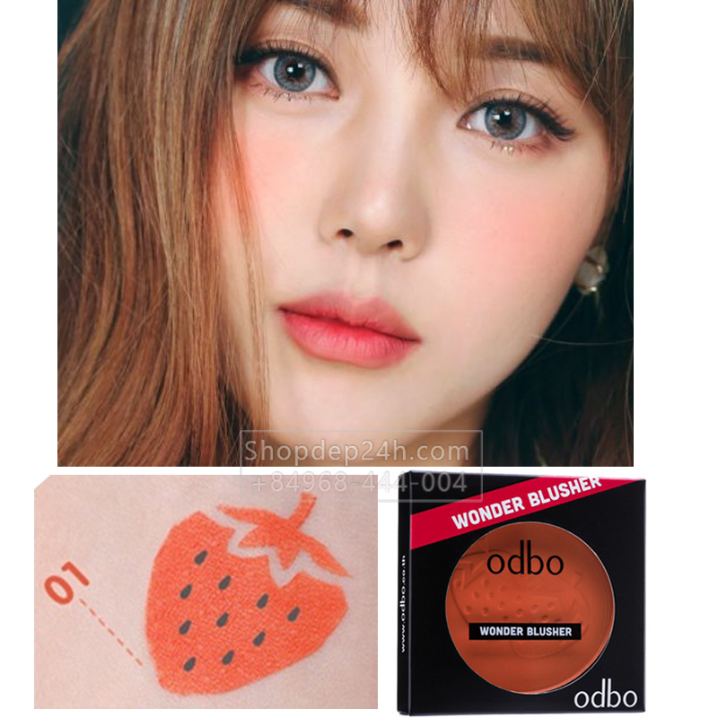 [Odbo] Phấn má hồng Thái Lan Odbo Wonder Blusher